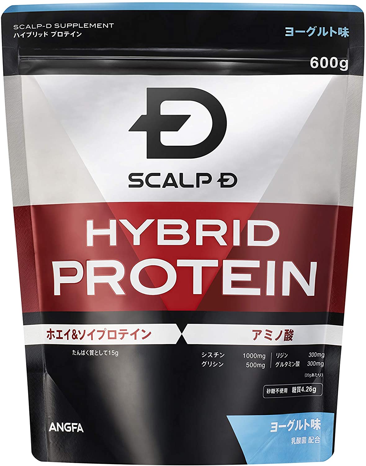 Протеиновый коктейль для мужского здоровья Yogurt Flavor SCALP-D Hybrid Protein ANGFA, 600 гр