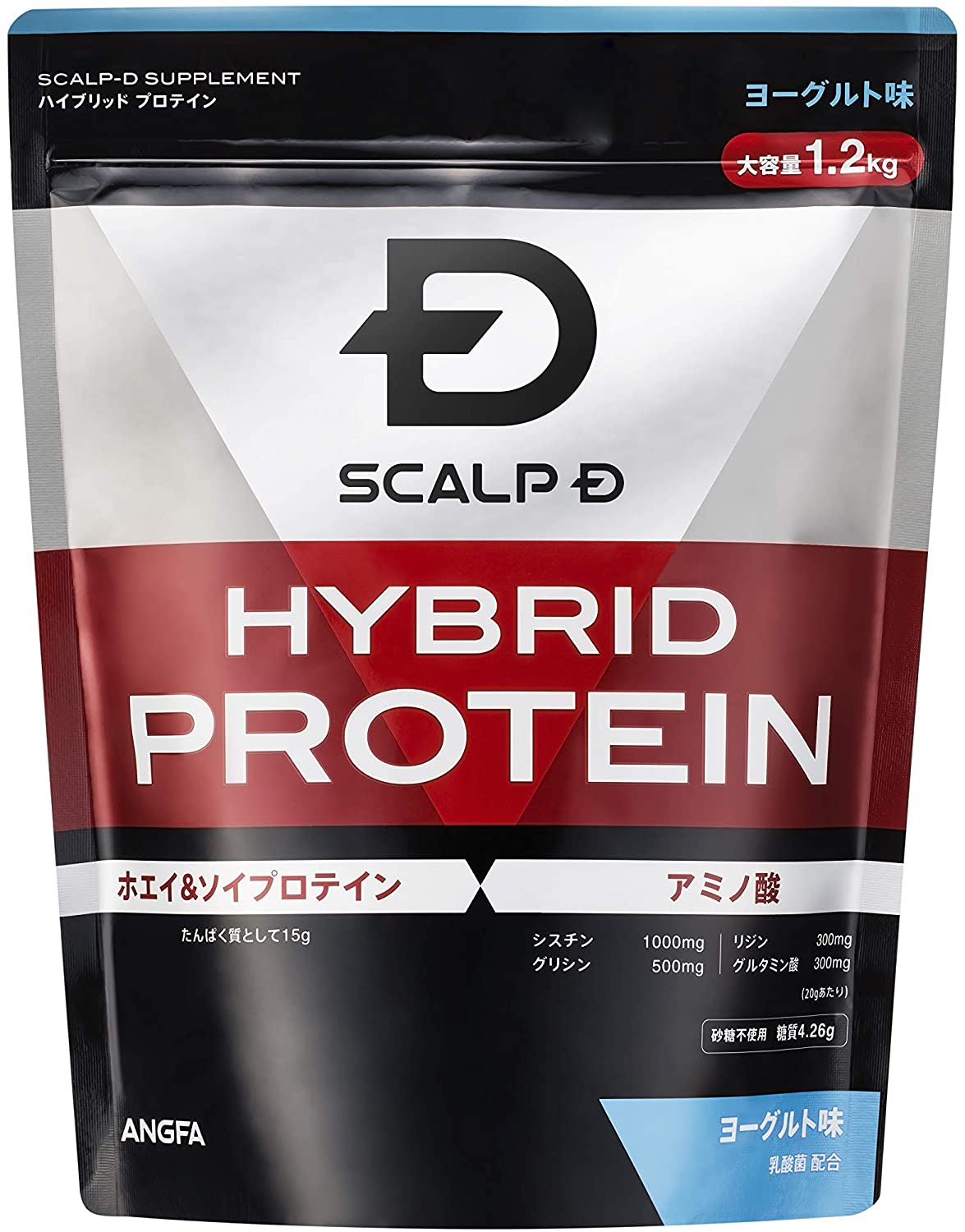 Протеиновый коктейль для мужского здоровья Yogurt Flavor SCALP-D Hybrid Protein ANGFA, 1200 гр