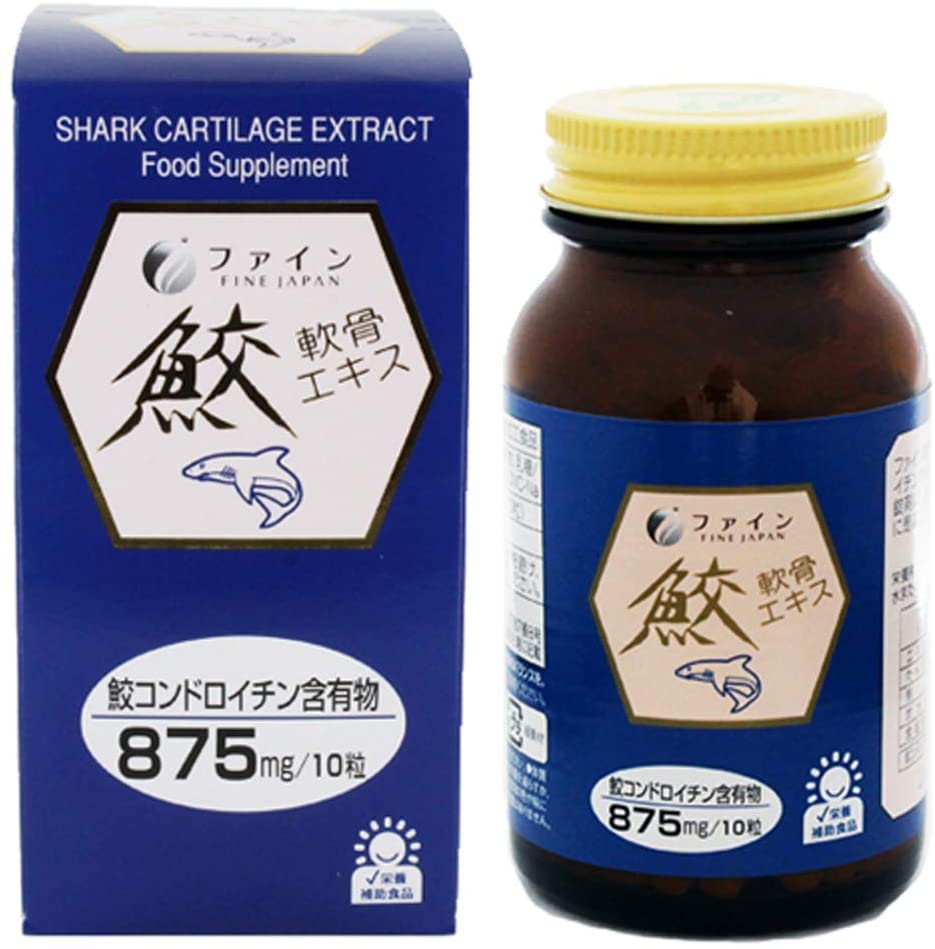 Экстракт тонкого акульего хряща с хондроитином Shark Cartilage Extract Fine Japan, 520 шт