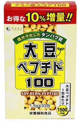 Соевый пептид Soy Peptide Fine Japan, 1,5 гр х 33 шт