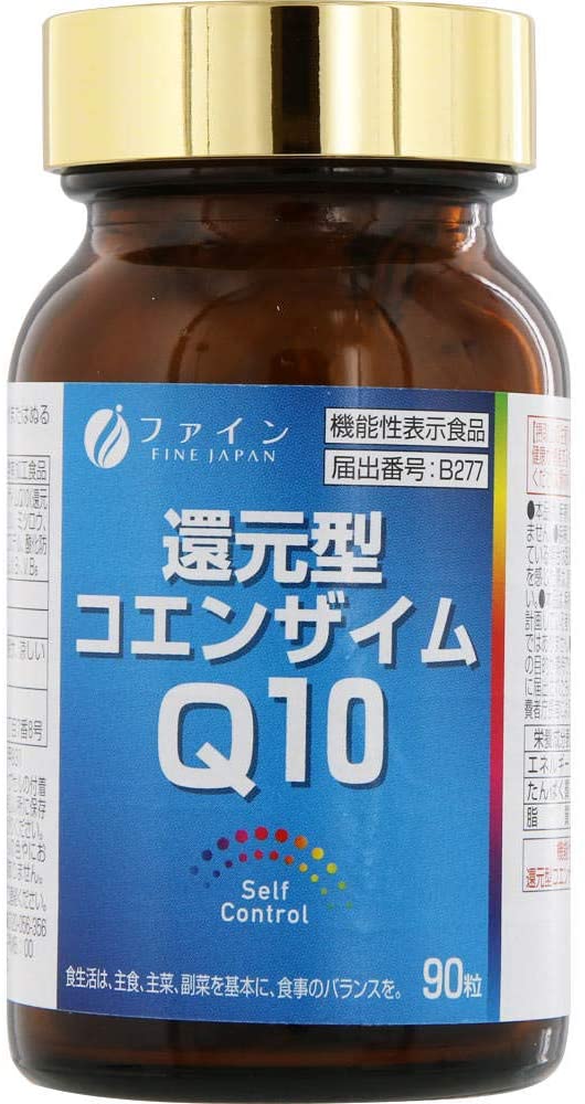 Комплекс для повышения работоспособности с коэнзимом Coenzyme Q10 Fine Japan, 90 шт