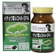 Комплекс для улучшения памяти Ginkgo Biloba & DHA · EPA Meiji Noguchi, 60 шт