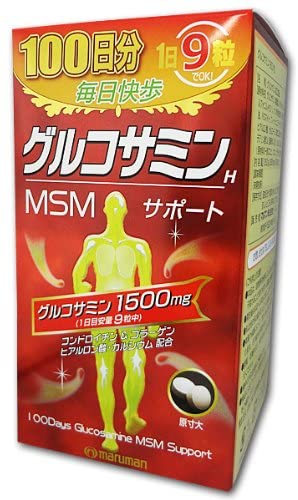 Комплекс для здоровья суставов и костей Maruman Glucosamine + MSM, 900 шт