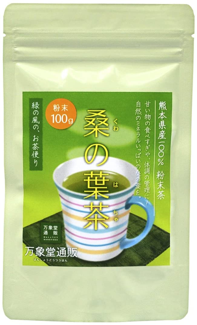 Чай из листьев шелковицы Mulberry Leaf Tea Kuwano powder Manshodo, 100 гр