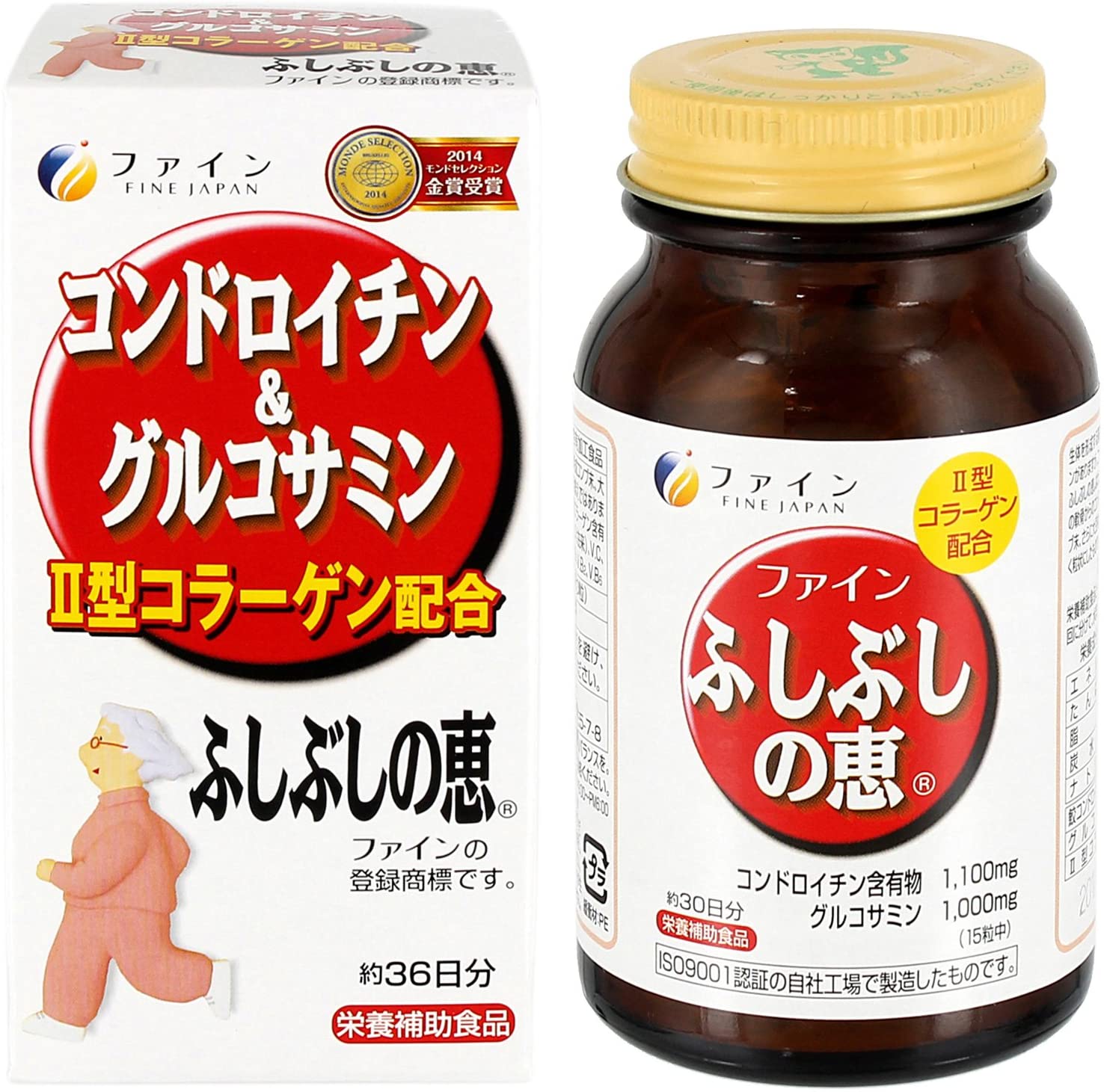 Хондроитин + глюкозамин Chondroitin & Glucosamine Fine Japan, 545 шт