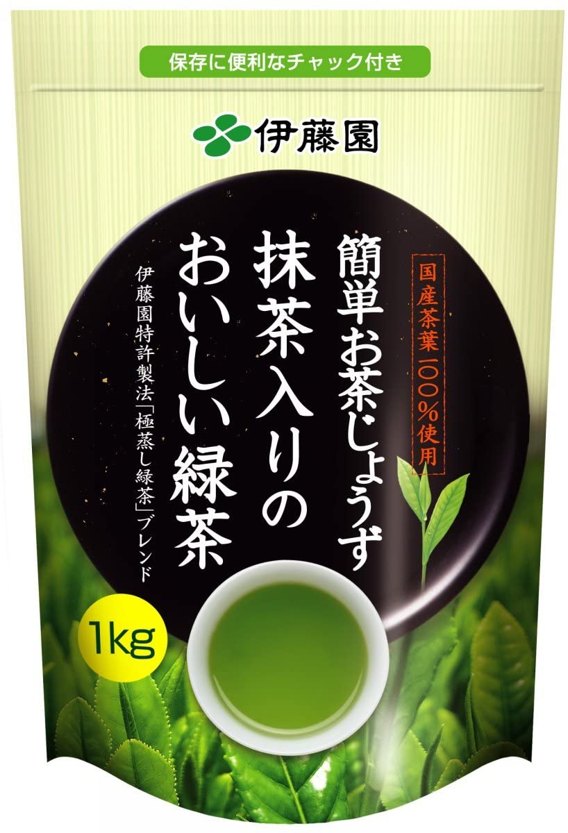 Зеленый чай Easy Tea Jozu Green Tea with Matcha Itoen, 1 кг