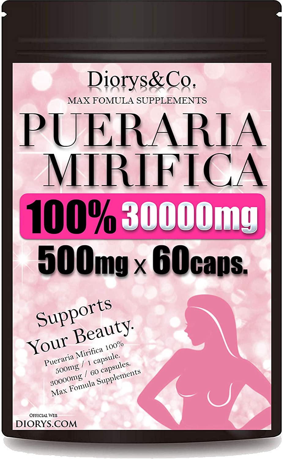 Комплекс для увеличения груди Be-up Pueraria Supper Max Formula Pueraria Mirifica, 60 шт