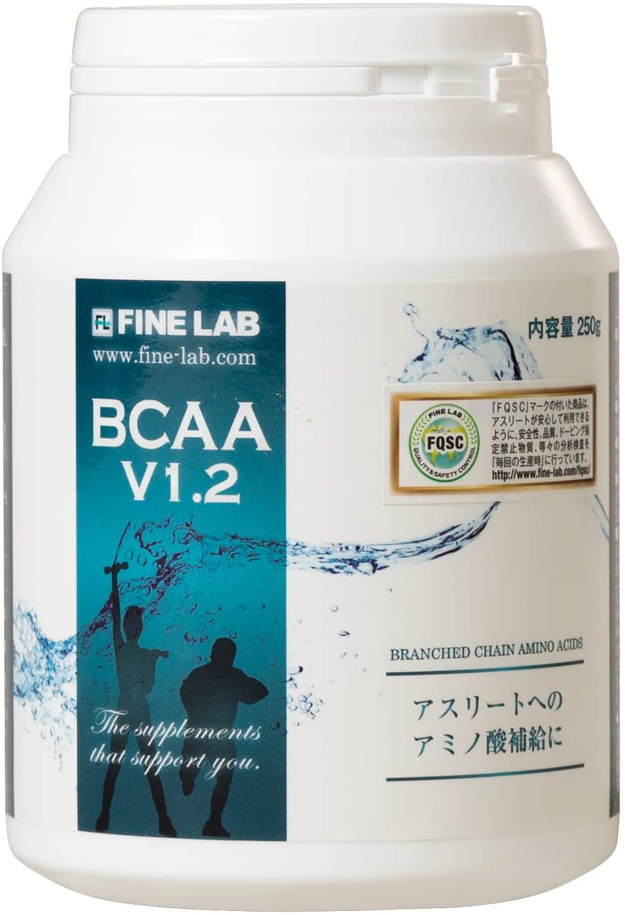 Комплекс аминокислот для повышения эффективности тренировок Lab BCAA V1.2 Fine Japan, 250 гр