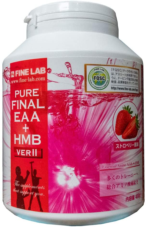 Комплекс аминокислот Final EAA + HMB Strawberry Flavor Fine Lab, 400 гр