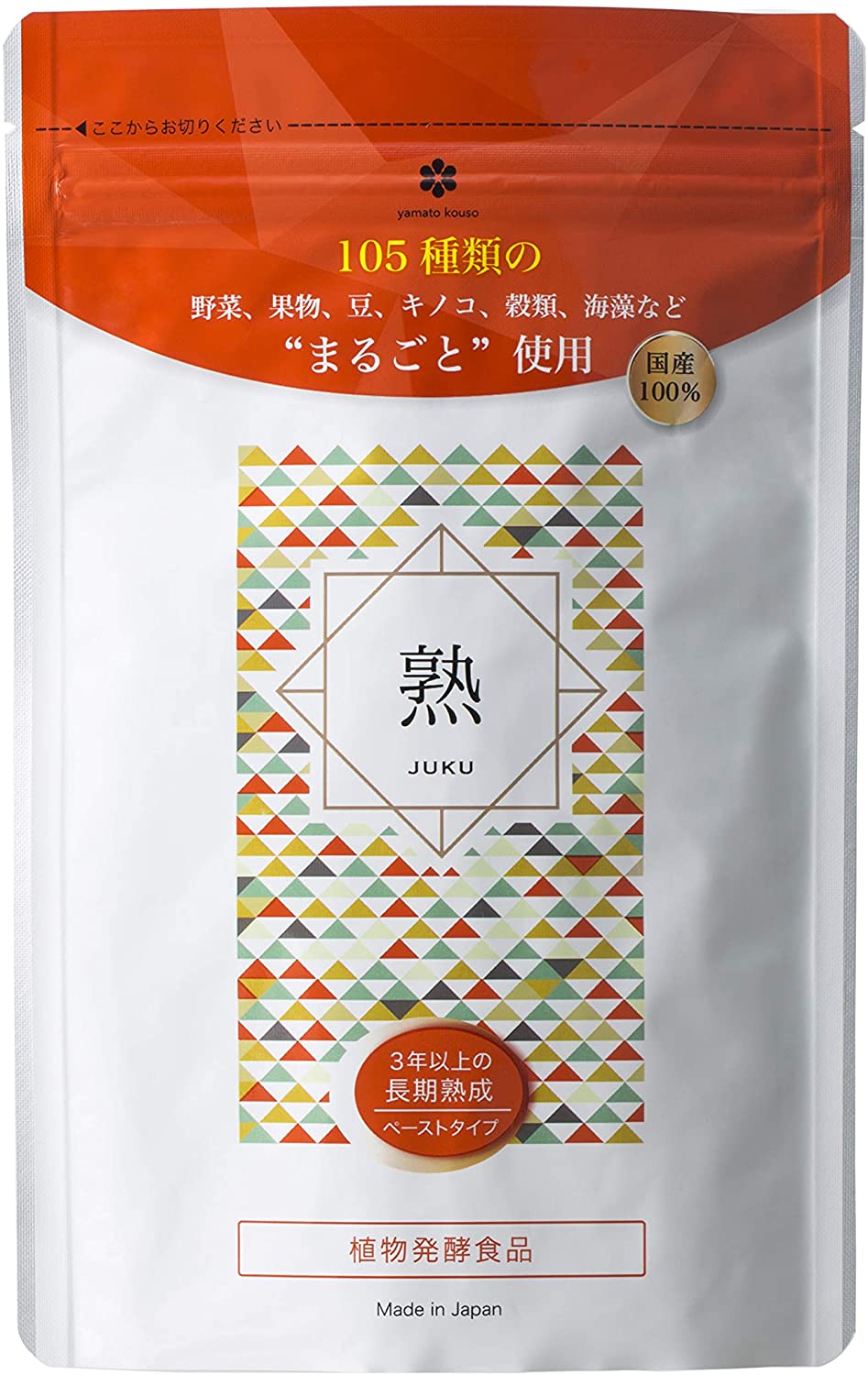 Желе с растительными ферментами 105 Kinds Of Pasty Plant Fermented Food Juku, 3 гр х 31 шт
