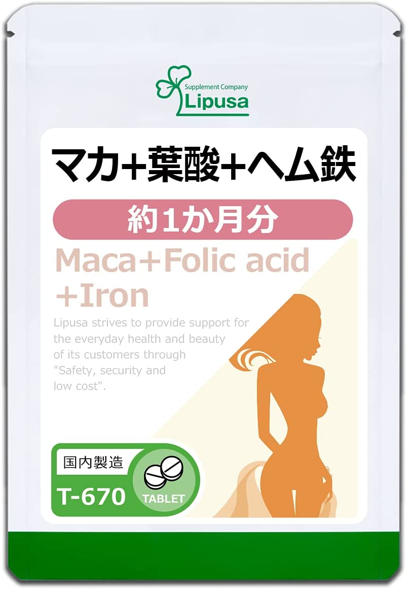 Комплекс для поддержания женского здоровья Lady Balance + Maca + Folic Acid + Heme Iron Т-670 Lipusa, 120 шт