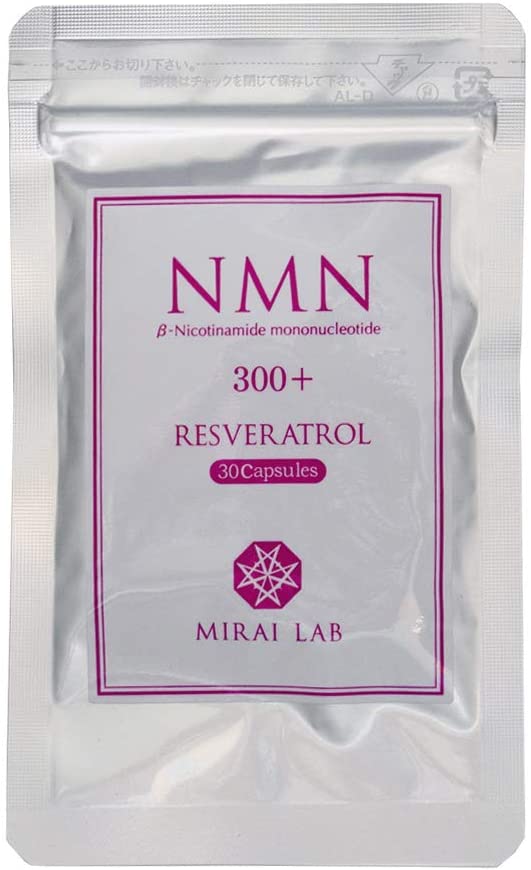 NMN + ресвератрол для замедления процесса старения NMN + Resveratrol Mirai Lab, 30 шт