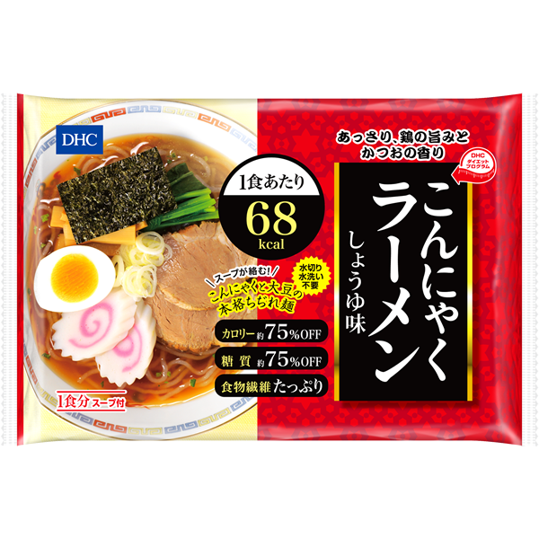 Лапша рамен с вкусом курицы Konjac Ramen Soy Sauce Flavor DHC