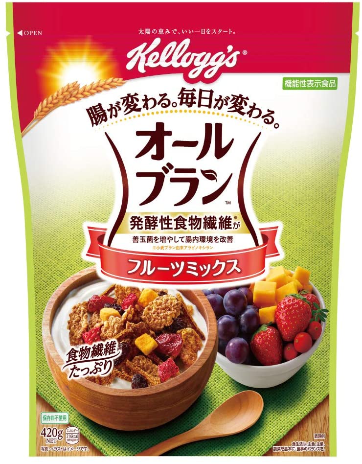 Гранола с ягодами и манго Fruit Mix Kellogg's, 420 гр