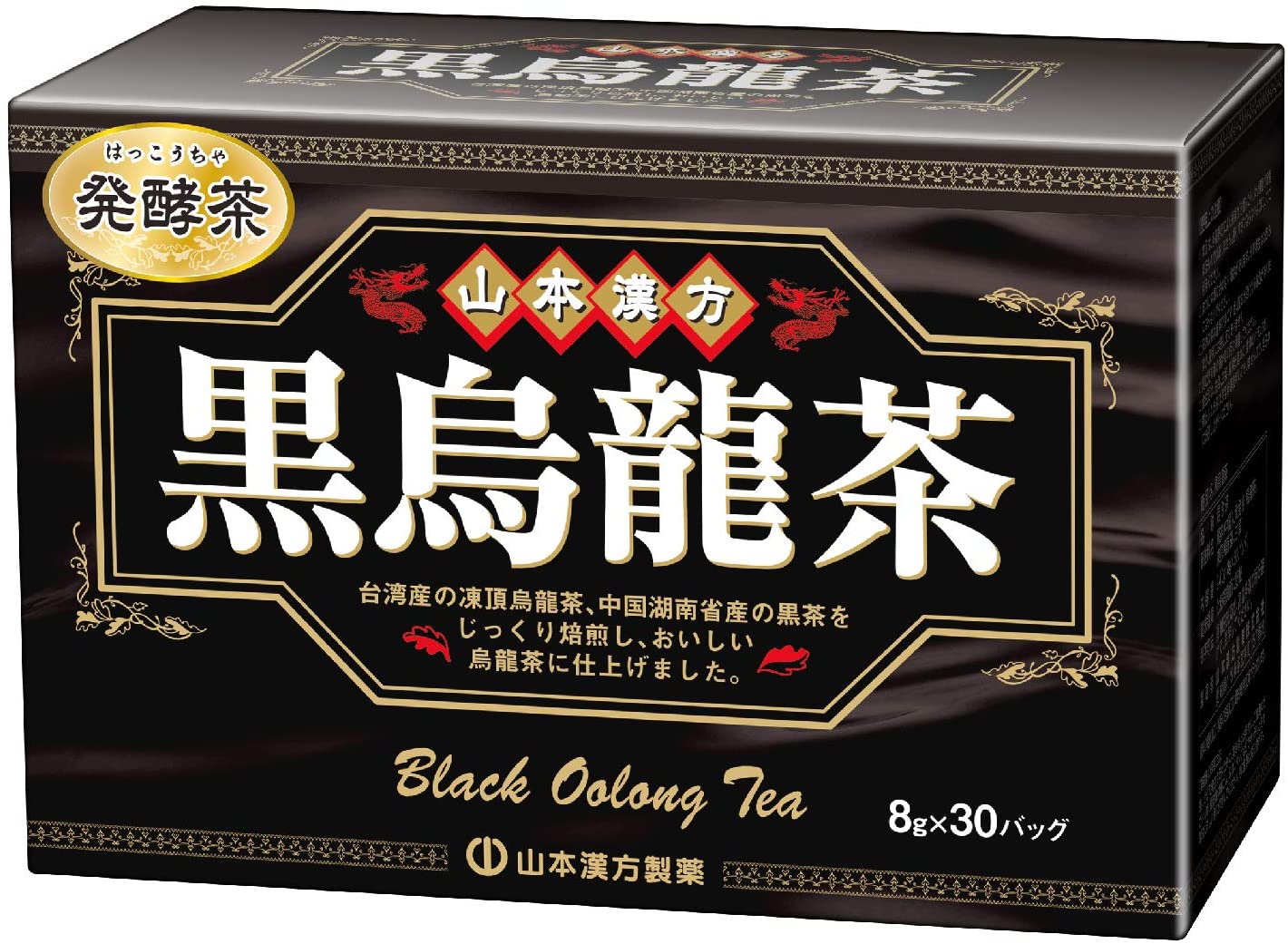 Черный чай улун Black Oolong Tea Yamamoto Kanpo, 8 гр х 30 шт