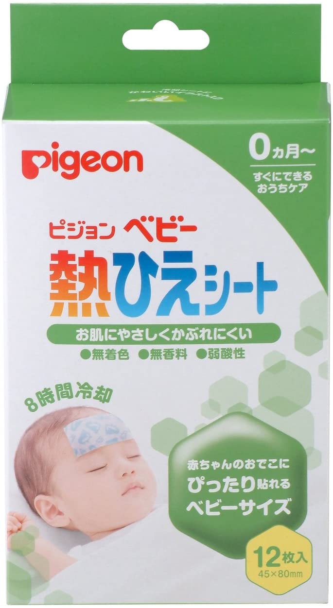 Пластыри для снижения температуры у малышей Pigeon Baby Hot Heel Sheet, 12 листов