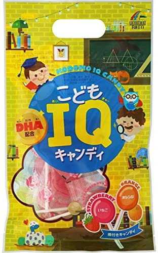 Детские леденцы с Омега-3 для мозговой активности IQ Candy DHA Unimat Riken, 10 шт