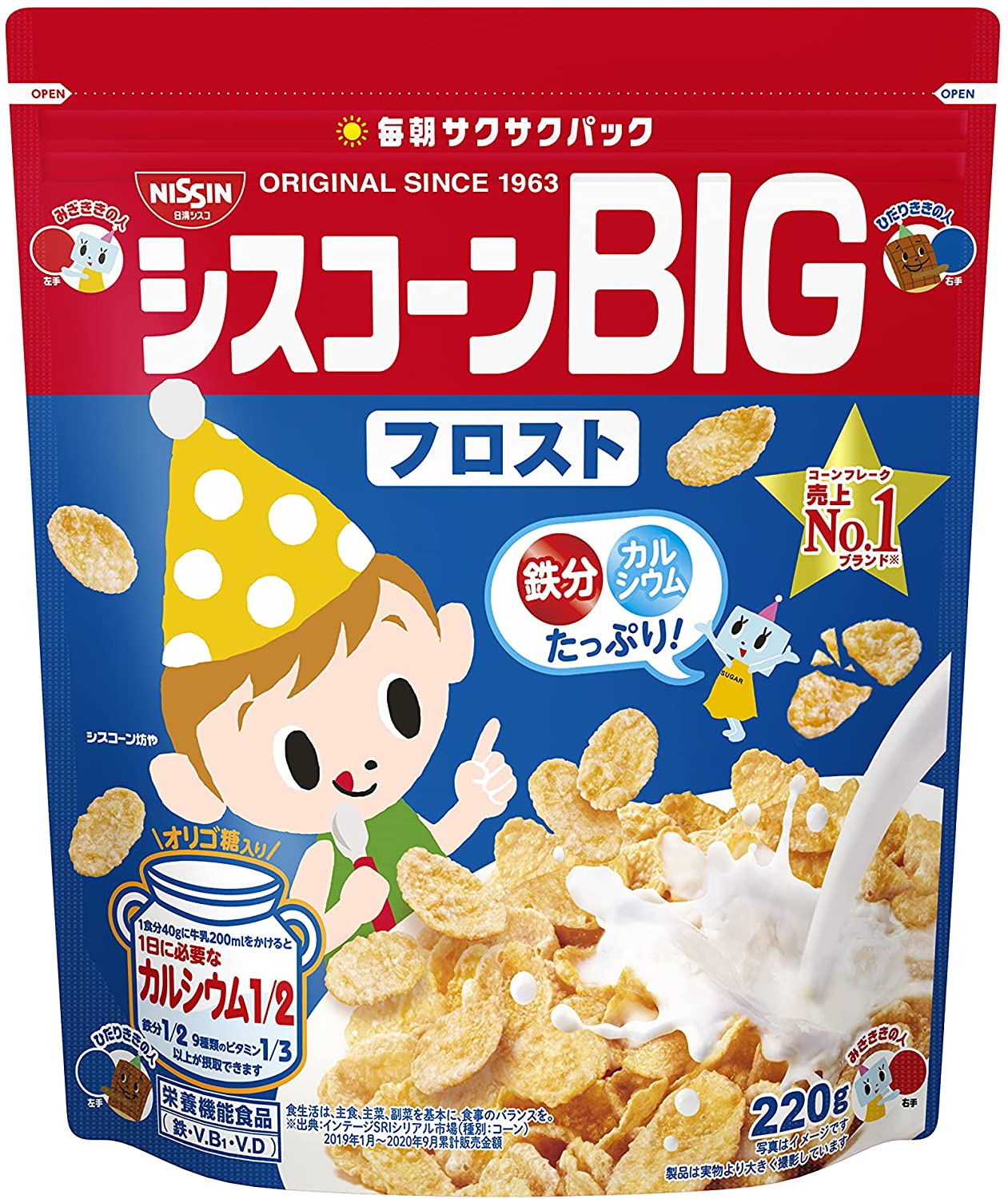 Кукурузные хлопья Ciscorn BIG Nissin Cisco, 220 гр