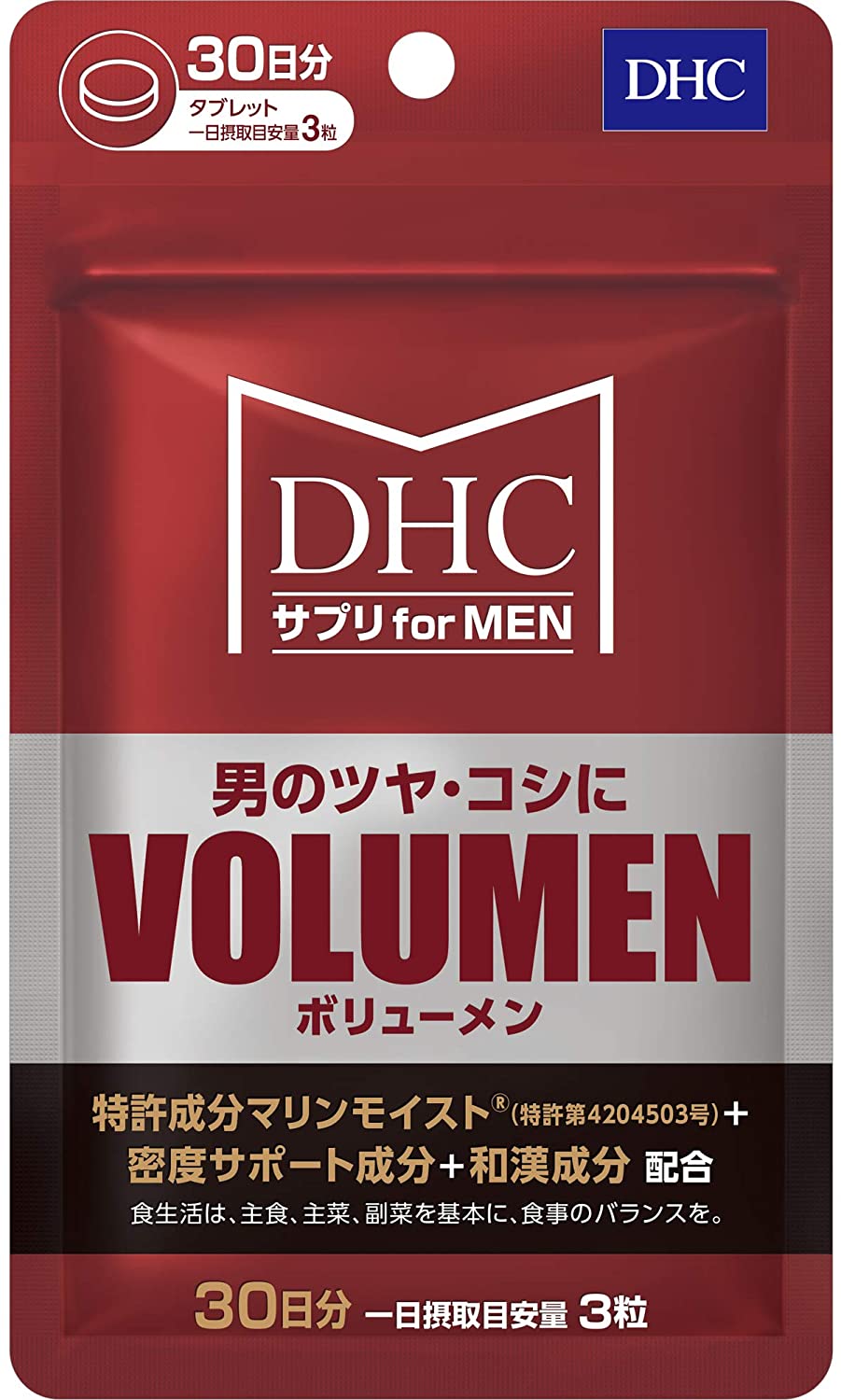 Комплекс при истончении волос у мужчин MEN&s Supplement VOLUMEN DHC, 30