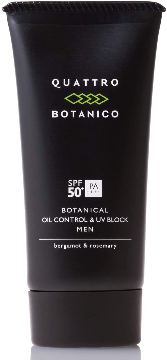 Солнцезащитная эмульсия Botanical Oil Control & UV Block Men SPF50 РА ++++ Quattro Botanico, 50 гр