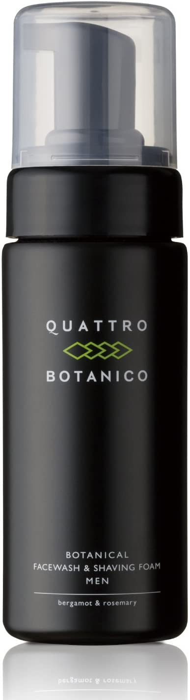 Пена для бритья и пенка для умывания Botanical Face Wash & Shaving Foam Quattro Botanico, 150 мл