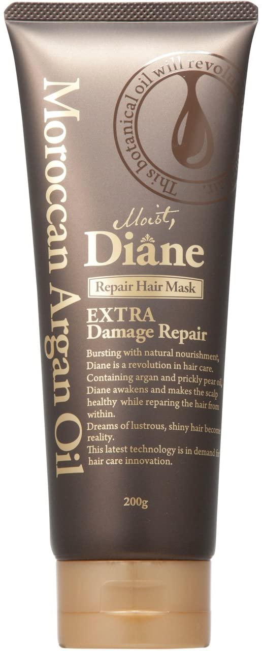 Увлажняющая маска для волос EXTRA DAMAGE REPAIR с аргановым маслом Diane, 200 гр