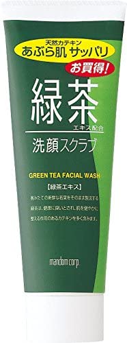 Скраб для лица с зеленым чаем Green Tea facial wash Mandom, 100 гр