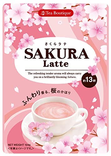 Растворимый чайный напиток Instant Sakura Latte 24 cherry blossoms, 104 гр