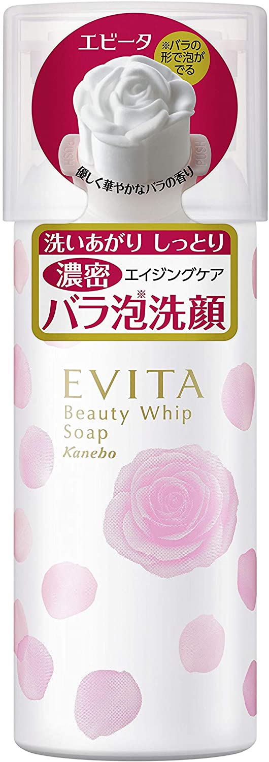 Пенка для умывания Beauty Whip Soap аромат розы Evita Kanebo, 150 гр