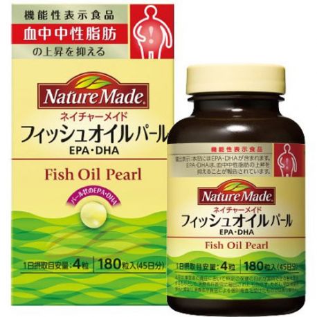 Биодобавка NatureMade Fish Oil Pearl, 180 шт