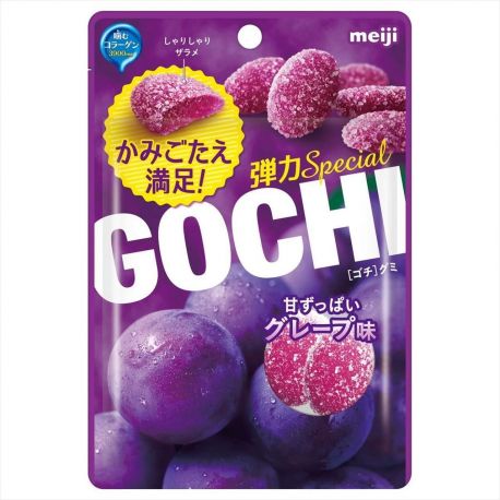 Мармеладки с коллагеном Meiji GOCHI со вкусом винограда