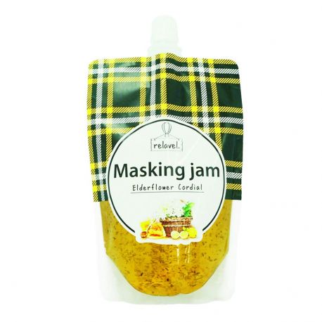 Маска для лица с экстрактом бузины и медом RELAVEL MASKING JAM ELDERFLOWER CORDIAL, 180 мл