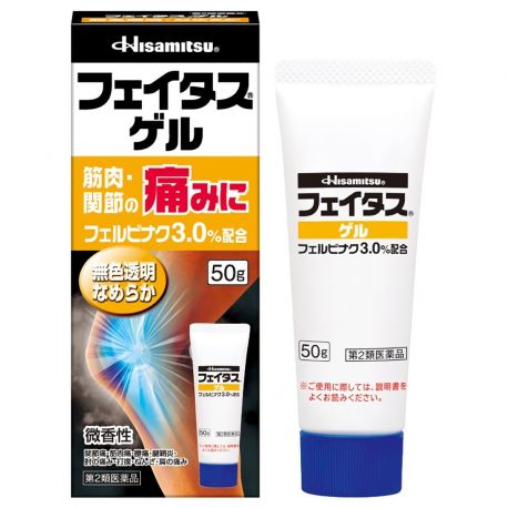 Охлаждающий гель hisamitsu Feitasu 3.0 при боли в суставах и мышцах, 50 гр