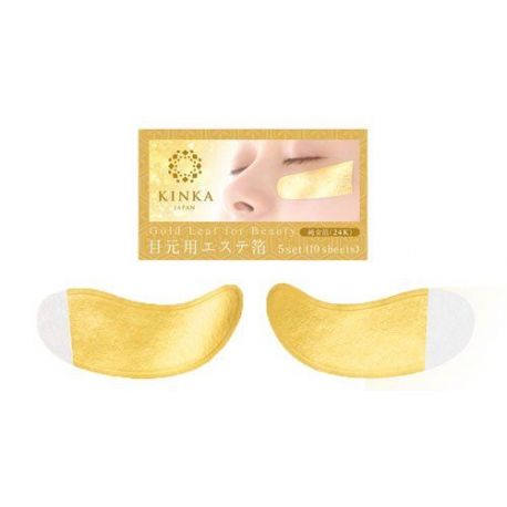 Патчи с золотой фольгой для кожи вокруг глаз Kinka Gold Eye Foil, 50 шт