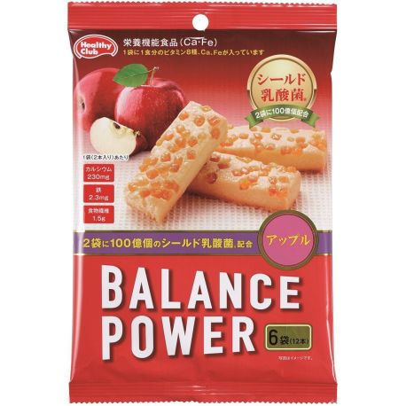 Печенье с яблочным мармеладом Hamada Confection ECTS Balance Power Apple, 6 х 2 шт